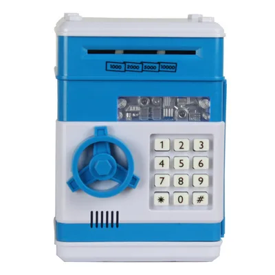 Автоматическая Электронная Копилка-банкомат с паролем, копилка для денег, монет, копилка с автоматической прокруткой, подарок для детей