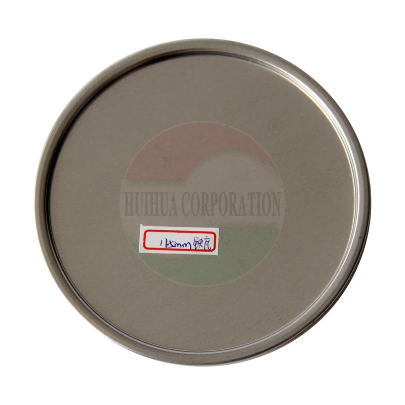 Various Size 83mm Metal End Cap Lid For Cardboard Paper Tube Box