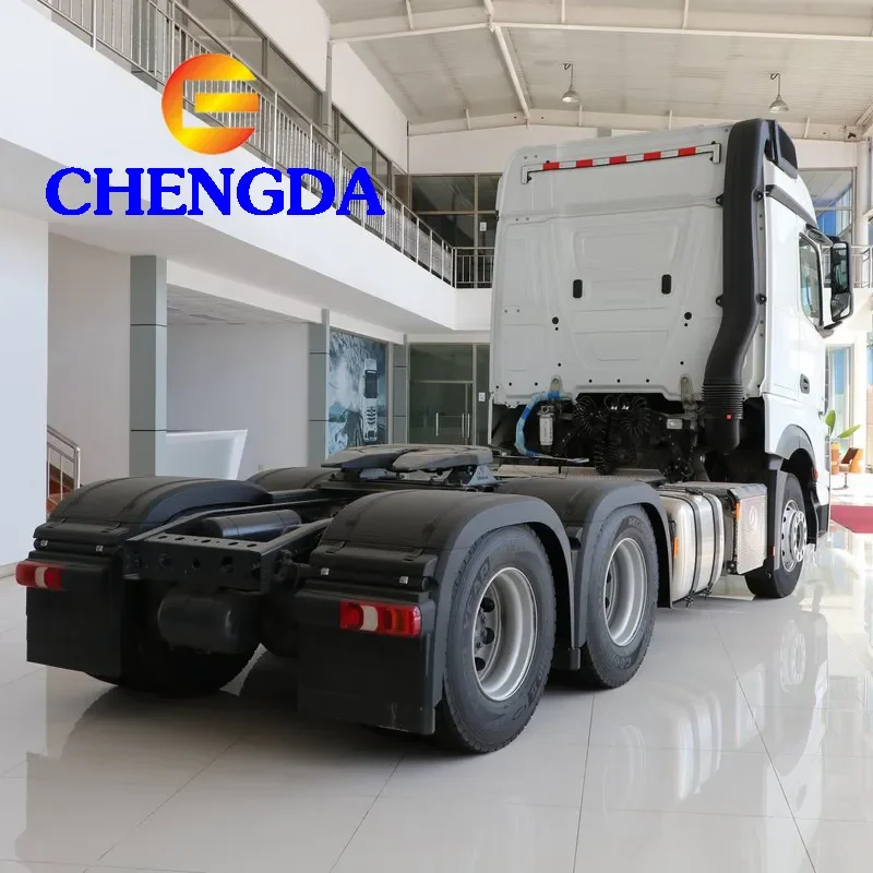 Second Hand Tractor Truck 6*4 Used Trailer Truck Head for Benz