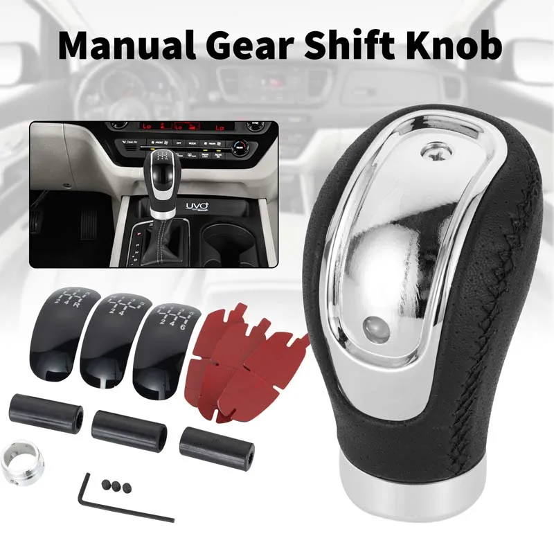 Hot Selling Universal  Leather Gear shift shifter Knob for car