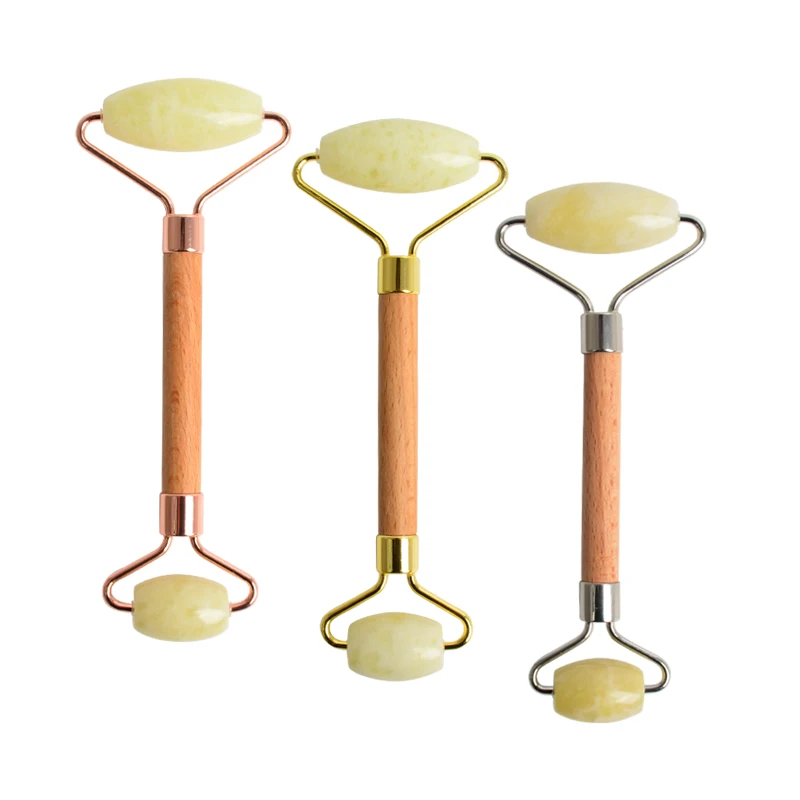 
Yellow gua sha jade roller ball wholeseller for face guasha massage 
