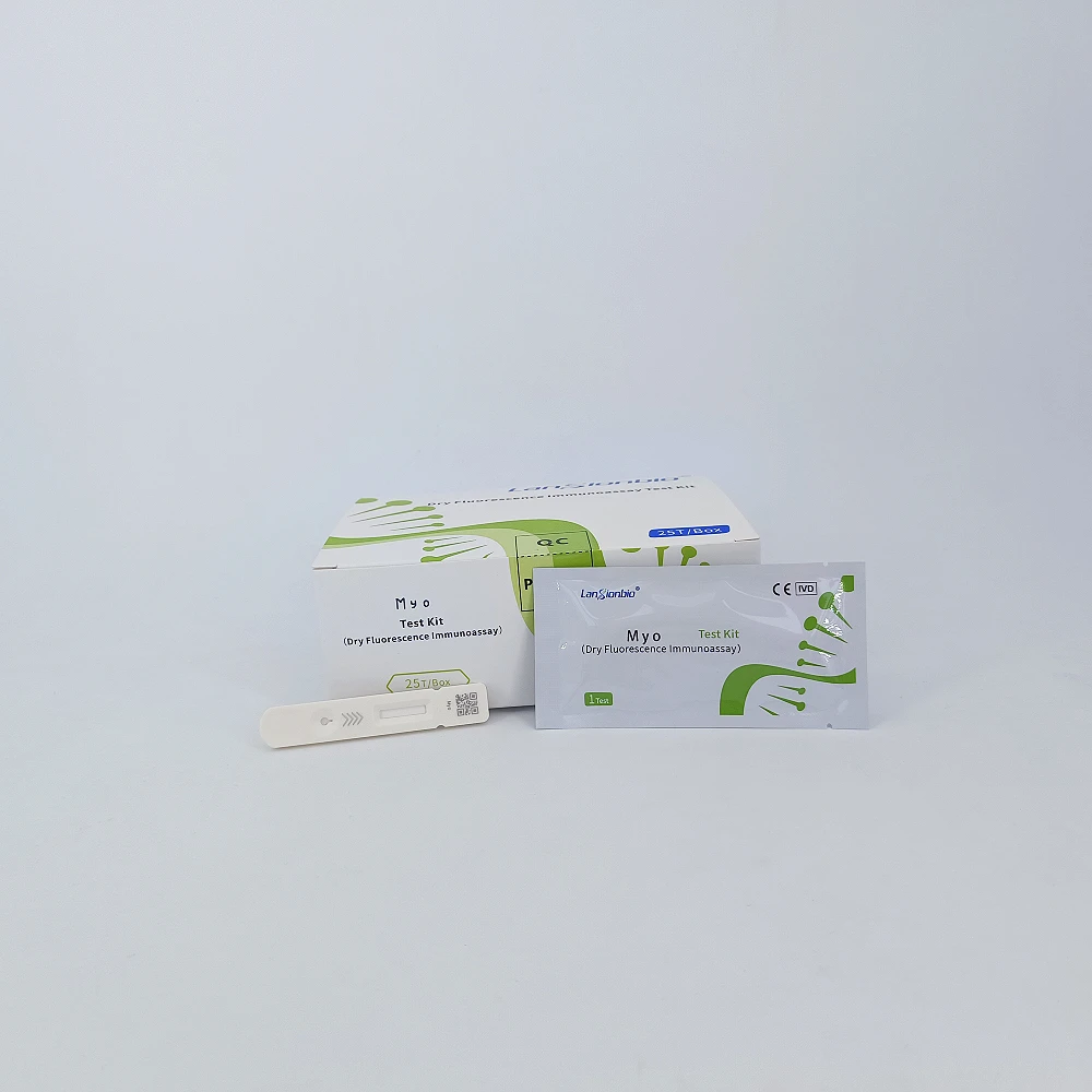 Lansionbio High Sensitivity Myo Immunoassay Reagents Myoglobin Muscle Damage Diagnostic Rapid Test Medical Supplies