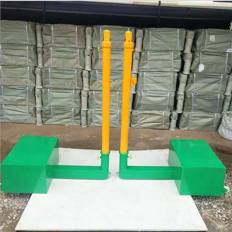 Регулируемая по высоте портативная подвижная подставка для сетки для волейбола/стойка/столб