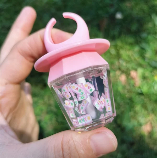 No Logo Kids Fruity Lipgloss Cute Ring Liquid Lipstick Lip Oil Private Label Vegan Clear Lip Glaze Manufacturers Vegan Lip Gloss