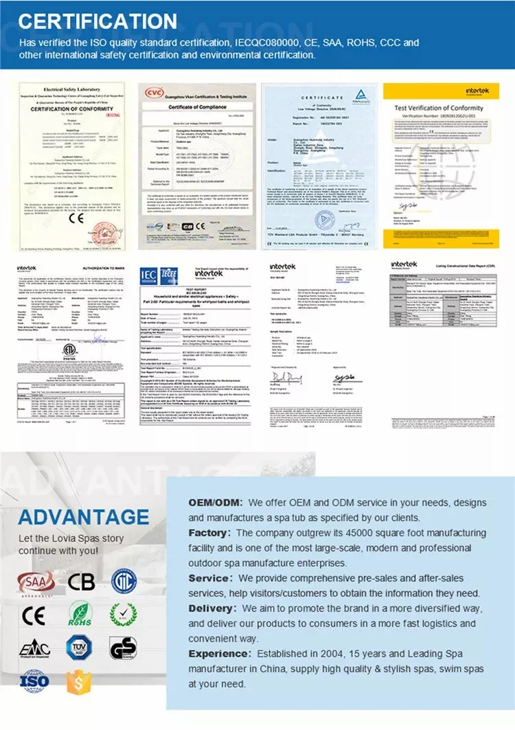 Hot Tube Outdoor Spa Tubs 5 Person Luxury Balboa Salt Water High Quality Hot Tub Spas And Hot Tubs Swim Spa