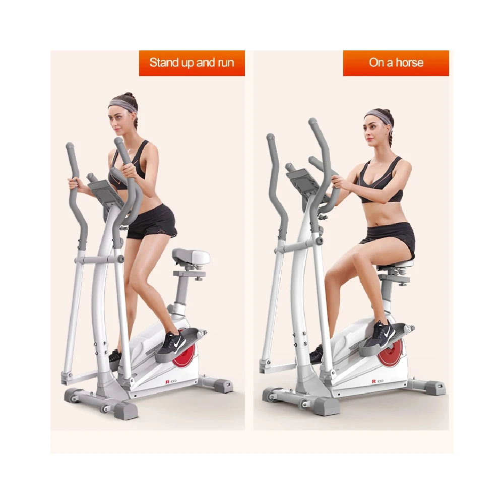 Wholesale Bicycle Bike gym equipment Cross Trainer Machine with Touch Screen Android Commercial Elliptical Trainer bike Machine