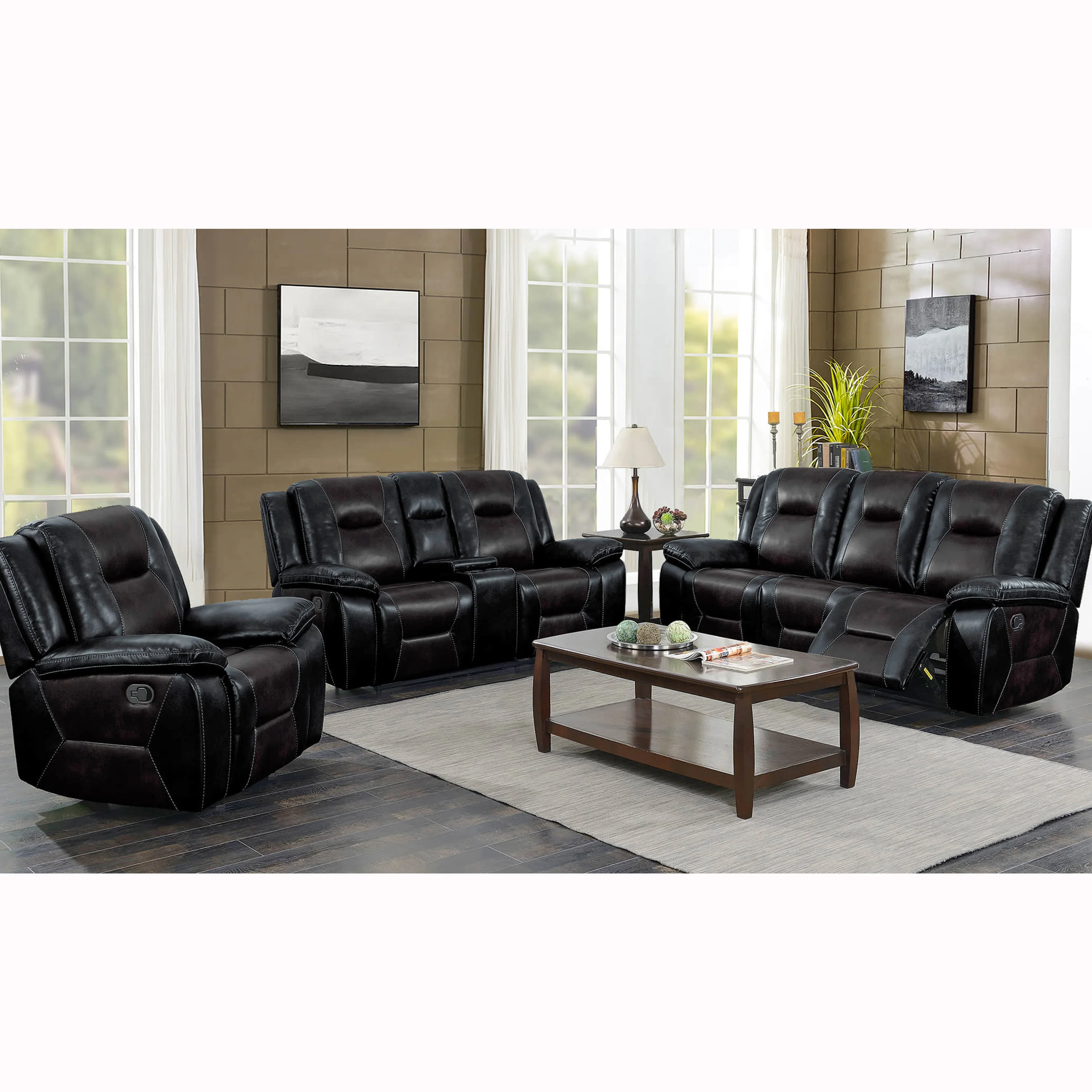 electric recliner sofa Factory direct sales european style recliner sofa mechanism 3 seat recliner sofa covers