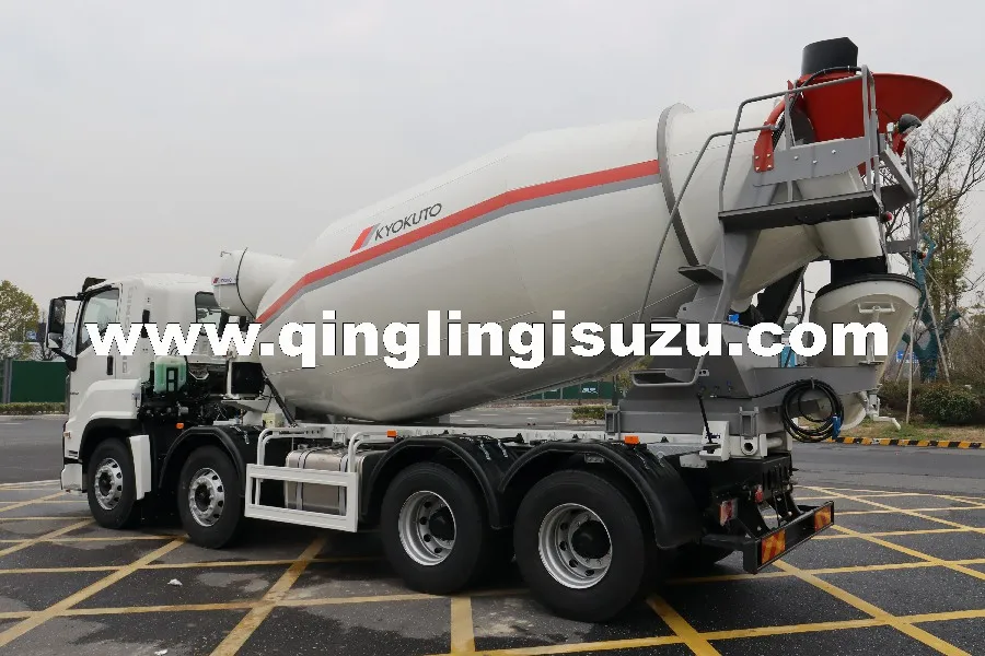 ISUZU China & KYOKUTO Diesel Concrete Mixer 12 Cubic GIGA VC66 8x4 Euro6 High Performance Model For Construction 2024