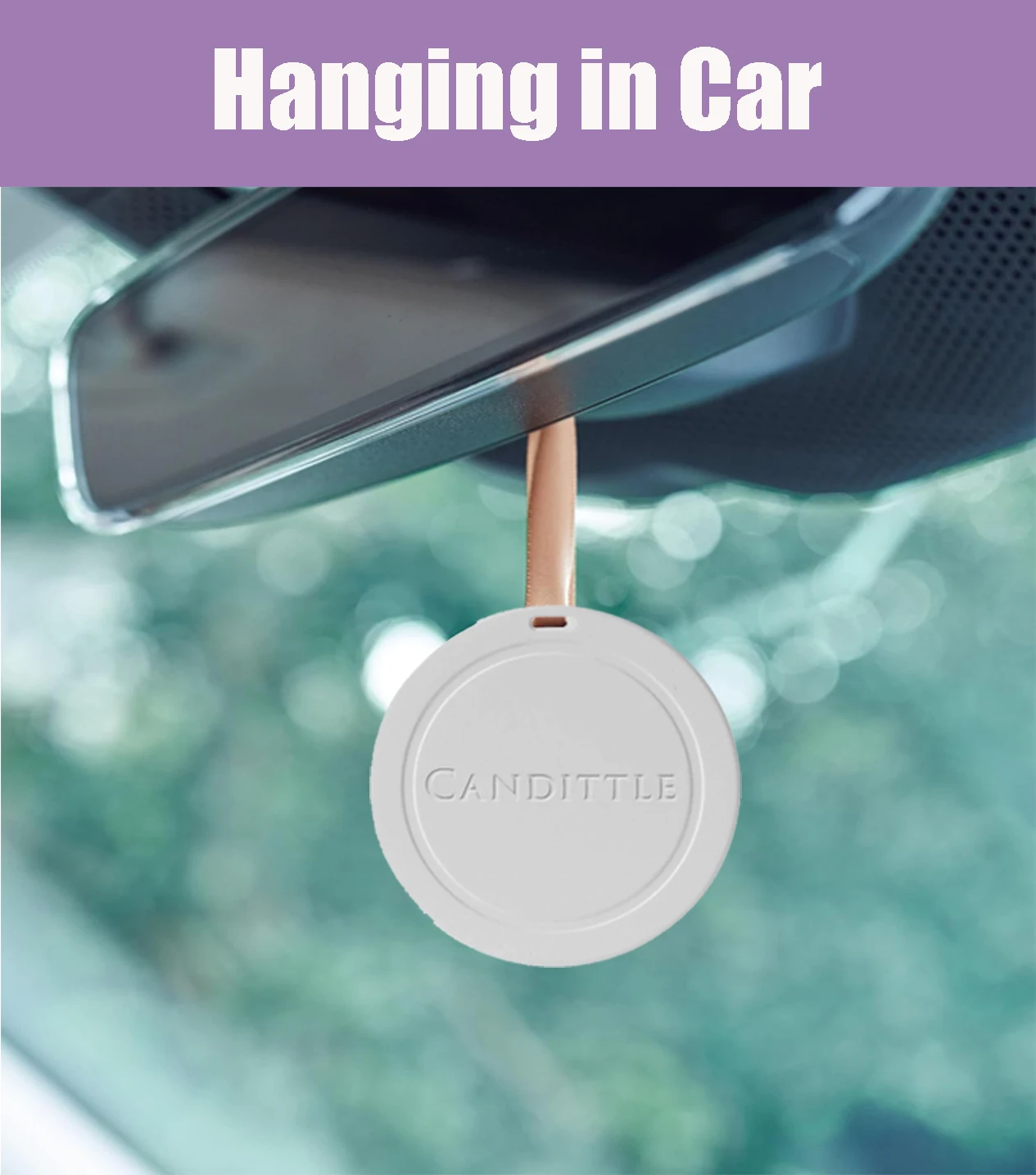 Car Home Air Freshener Custom Ceramic Aroma Round Stone With Package Set Scented Diffuser Aroma Diffusers Stone