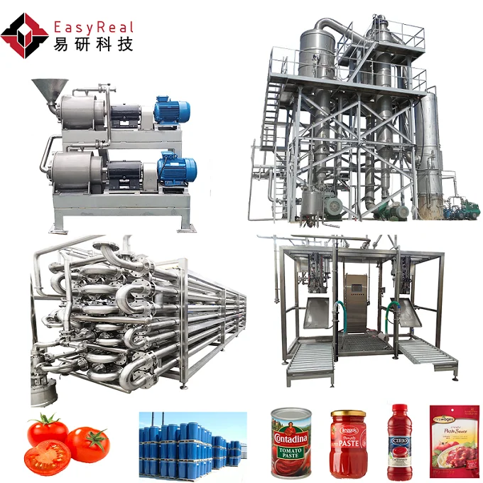Линия по производству томатной пасты и кетчупа для производства томатной пасты