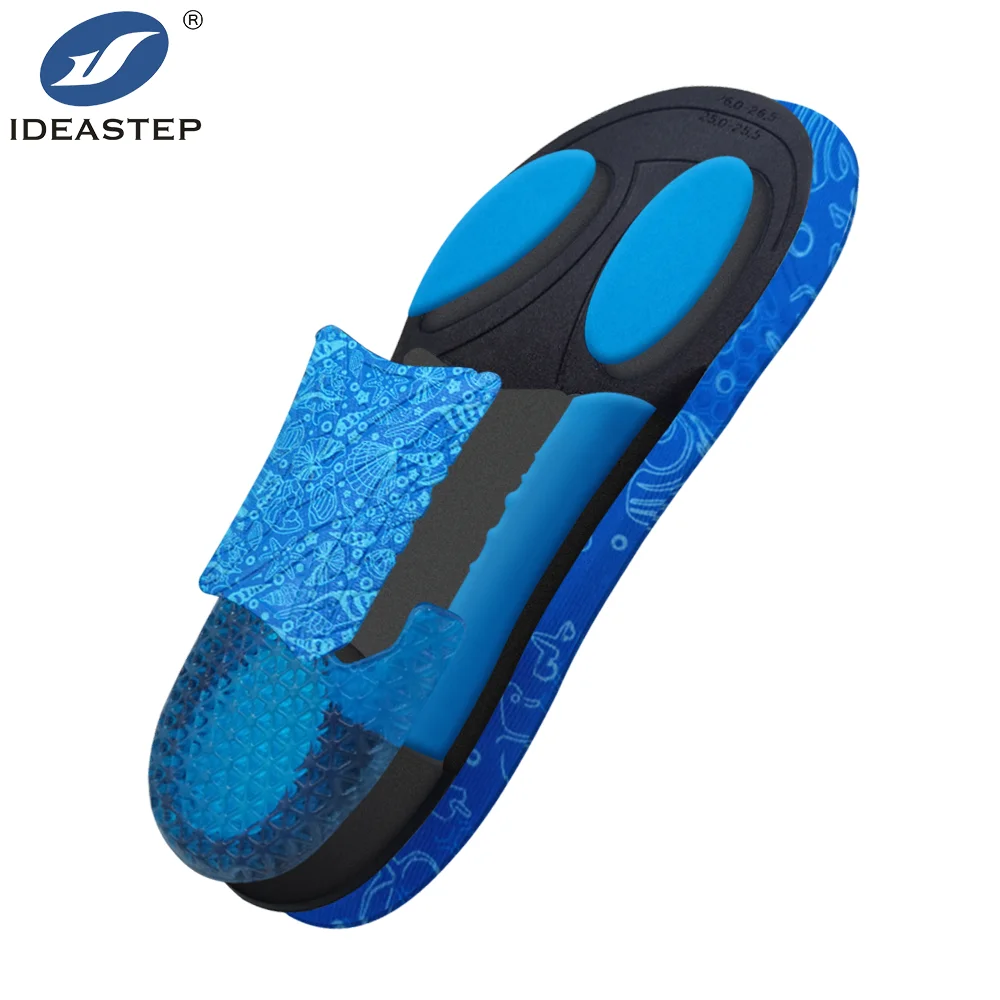 PP Shell Heel Cup Hiking Muscle Training Badminton Pain Relief Runinng Insoles For Shoes Sports Sport Insole