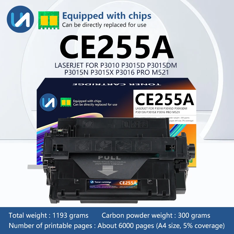 CE255A тонер-картридж для принтера P3015/P3015D/P3015DN/P3015X