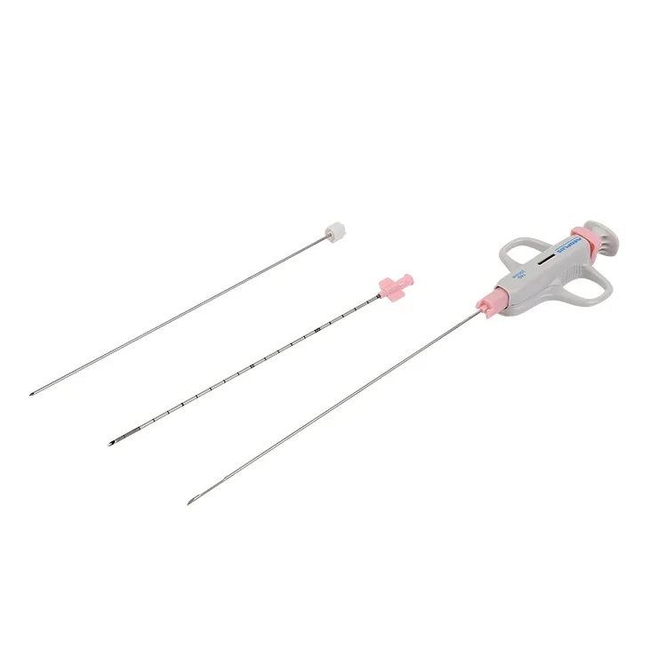 18mm echo-enhanced sharp needle real cut cell sampling pleural biopsy needle
