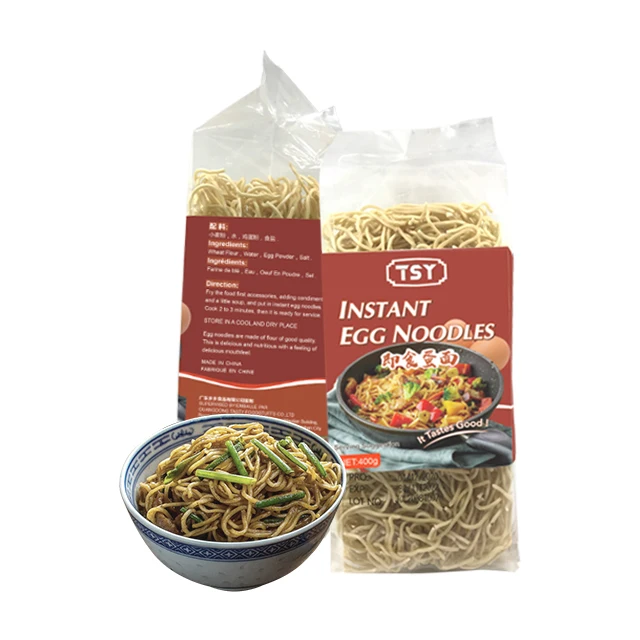 TSY Food Nongmo, дешевый, оптом, бесплатный образец, быстрое приготовление, 250 г, сухая китайская яичная лапша