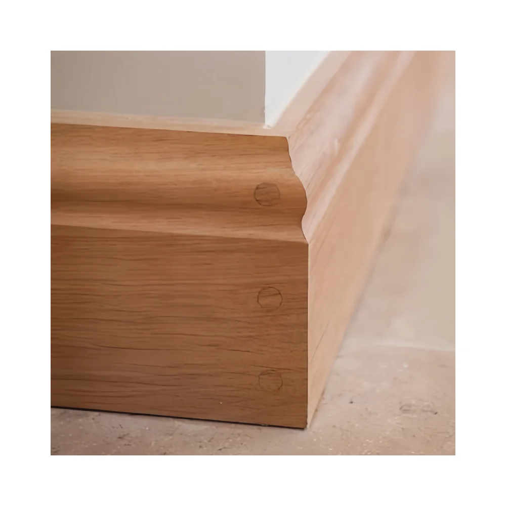 Modern White Primed Wooden Skirting Board MDF Baseboard