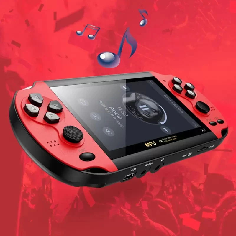 X7 портативные игровые плееры 4,3 дюймов HD большой экран 8G X7plus классические игры ретро мини MP5 игровые консоли