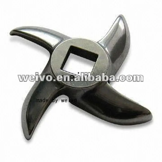 size 5 stainless steel food processing machinery parts meat grinder knife meat mincer knife  meat grinder part
