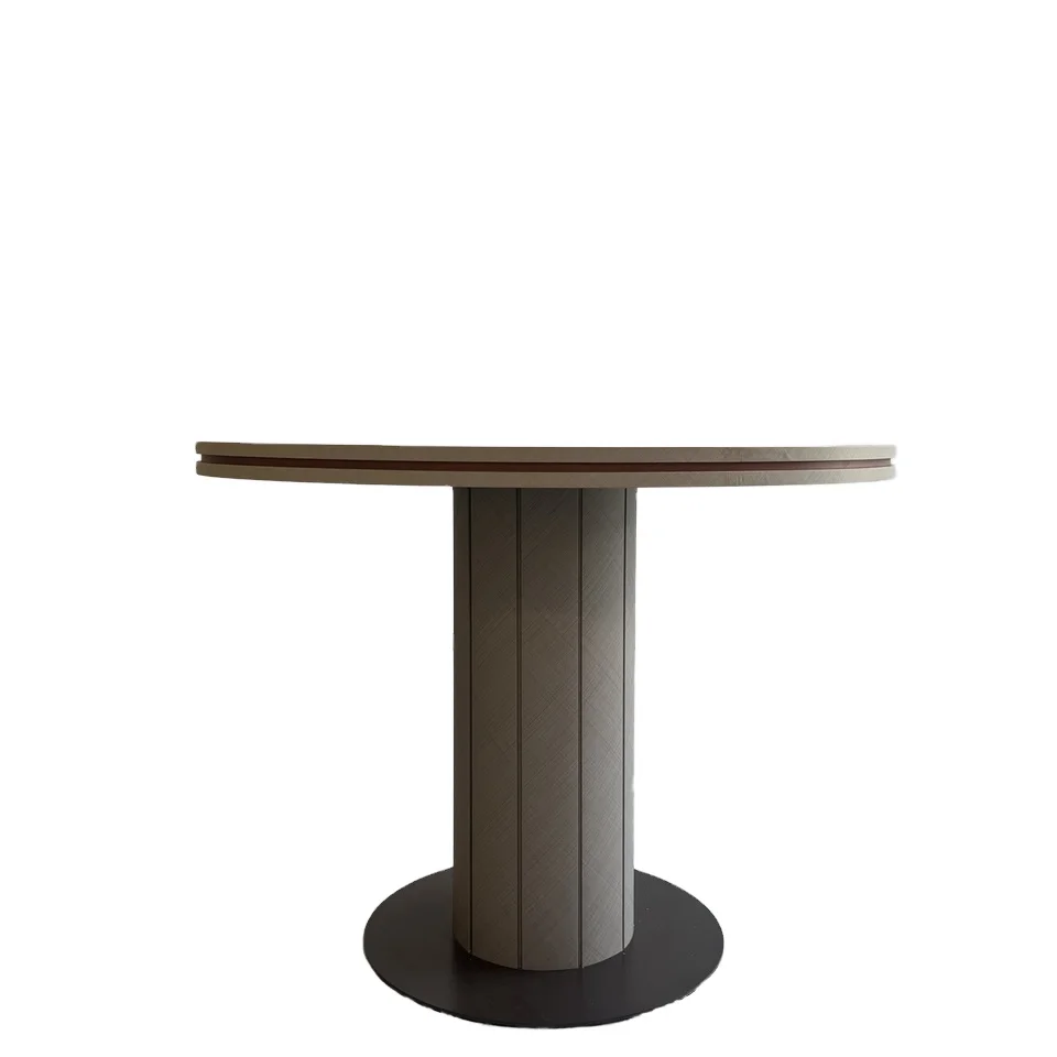 Modern Custom-Made Multi-Functional round Wooden Table Elegant Living Room Furniture for Dining Hotels and Villas