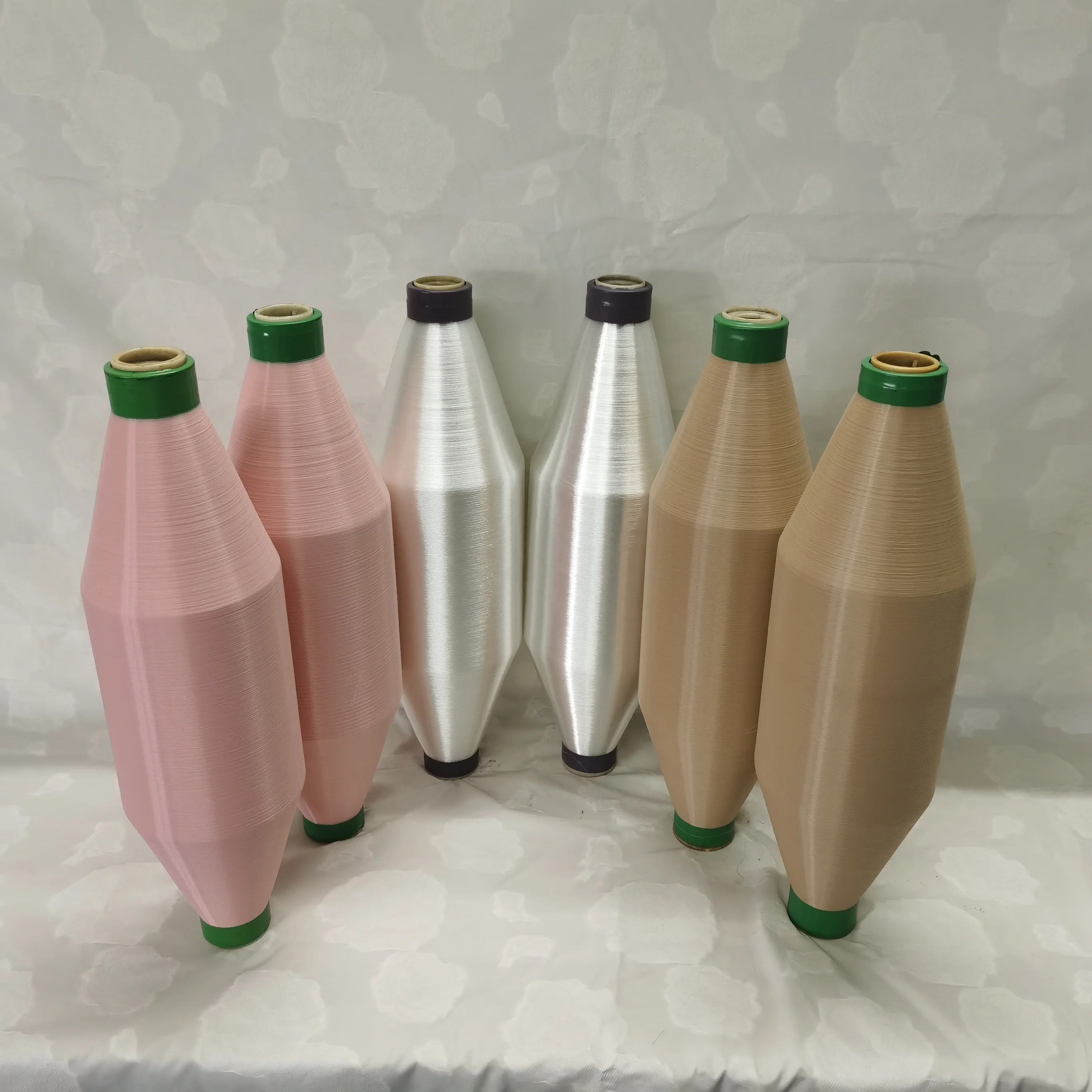 Горячая Распродажа от производителя 20D/1F 20/1 нейлон полиамид 6 цветов цветная пряжа Круглая Яркая черная тонкая окрашенная черная пряжа DDB для вязания