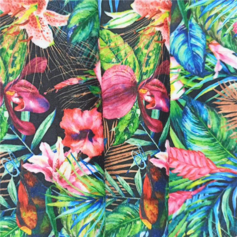 Best Sell Custom Digital Print Fashion Design Minky Fabric for Baby Blanket