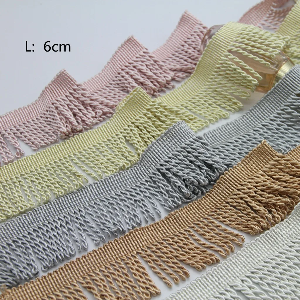 Wenzhou Kaiyuan Lace Hot Sale 6CM Rope Twisted Bullion Fringe for Curtain/Sofa/HomeTextile