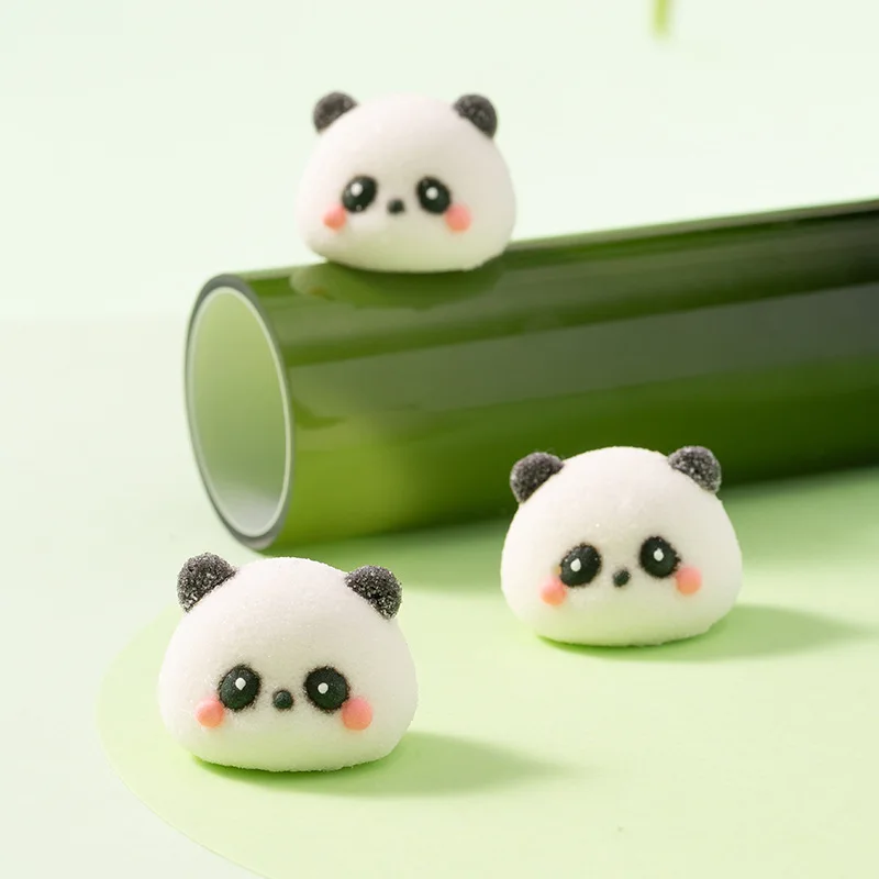 Пользовательские 3D Мультяшные головы панды Зефир пряный кислый и соленый украшения для выпечки от фабрики конфет детей кофе компаньон