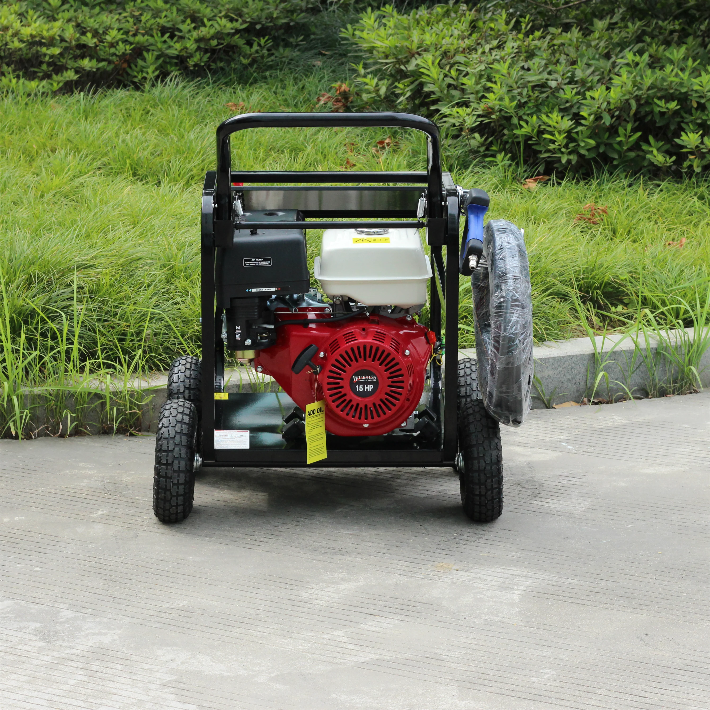 15HP 4-Stroke OHV Hand Start 250Bar 3600psi Gasoline Engine High Pressure Washer