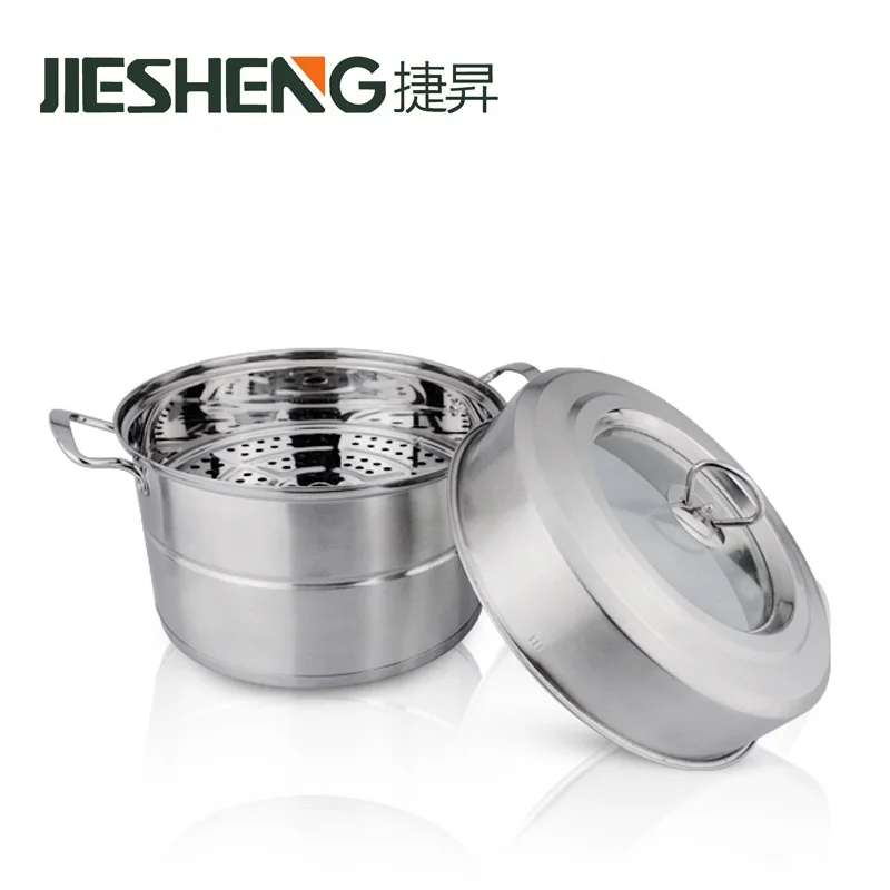 Best Quality 3-Layer Soup Cooking Steaming Food Stainless Steel Steamer Pot for Restaurant