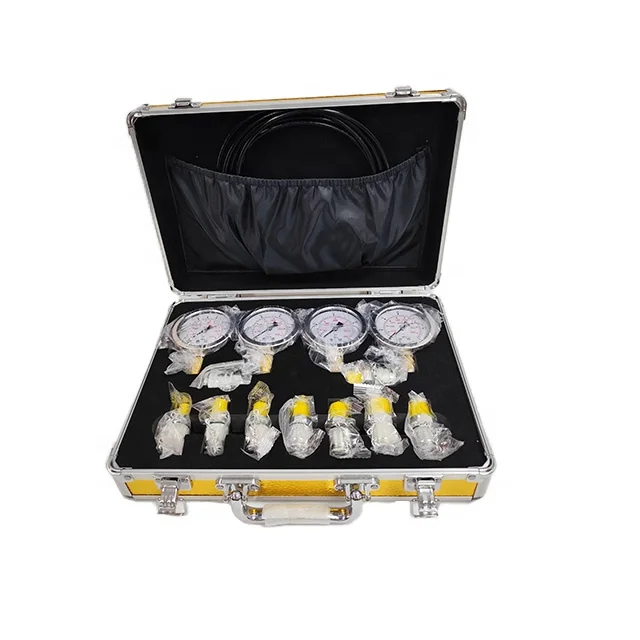 Top Quality Excavator pressure gauge for construction works Digital hydraulic pressure gauges set hydraulic pressure test kit