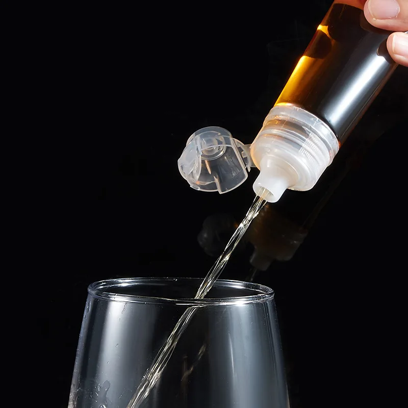 New design ketchup cooking oil honey squeeze non spill pilfer proof 28 410 38/410 silicone valve bottle cap flip top cap