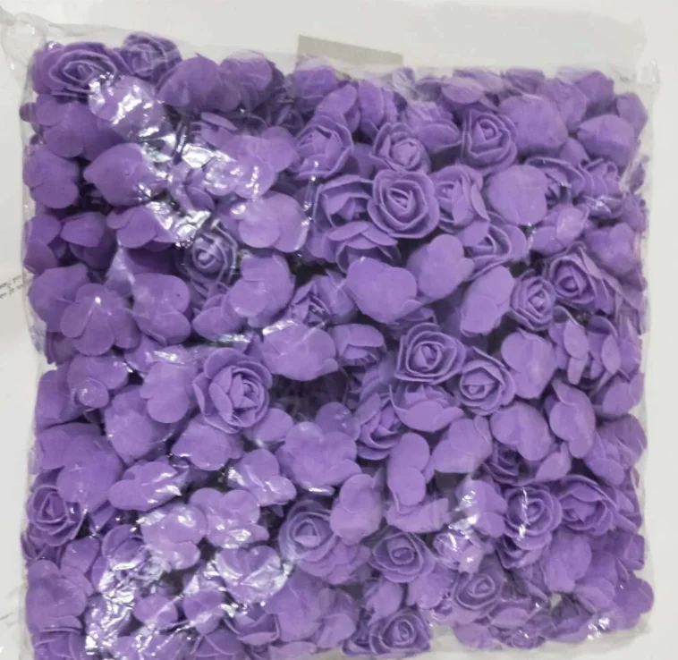 500 pieces per bag PE rose heads foam rose flowers for rose bear 3.5cm rose flowers 2.5cm rose flowers for flower bears