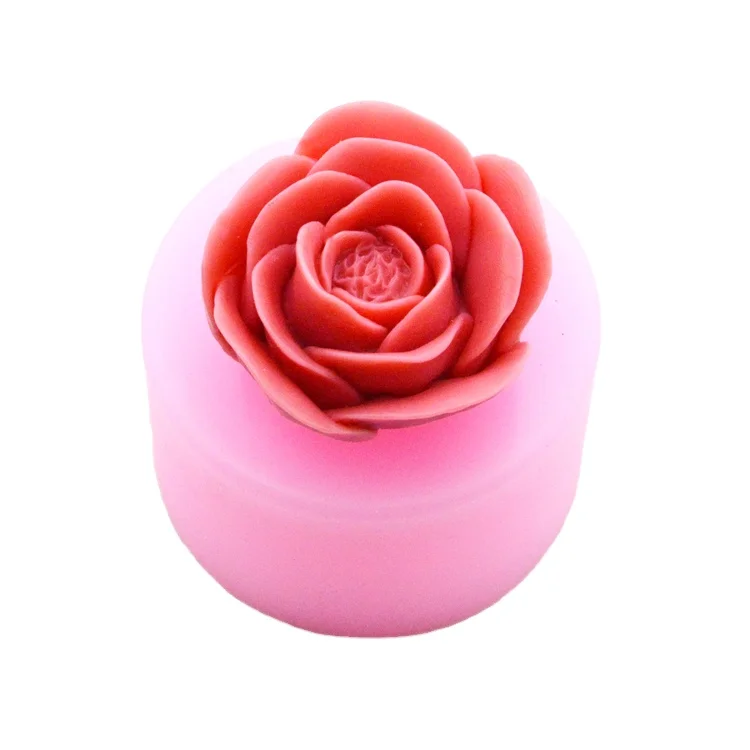 3D силиконовая форма для украшения торта в форме розы шоколада конфет печенья желе сахарной мастики