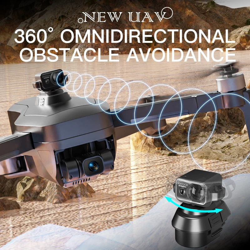 193S 3-axis Gimbal EIS Display Digital Touch Screen Remote Controller Drone 4K Pro With Professional gps Long range distance