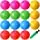 2022  Knobby Balls Fun Sensory Balls Play Bouncy Balls Party Favors for Kids and Toddlers Inflatable Spiky Bal