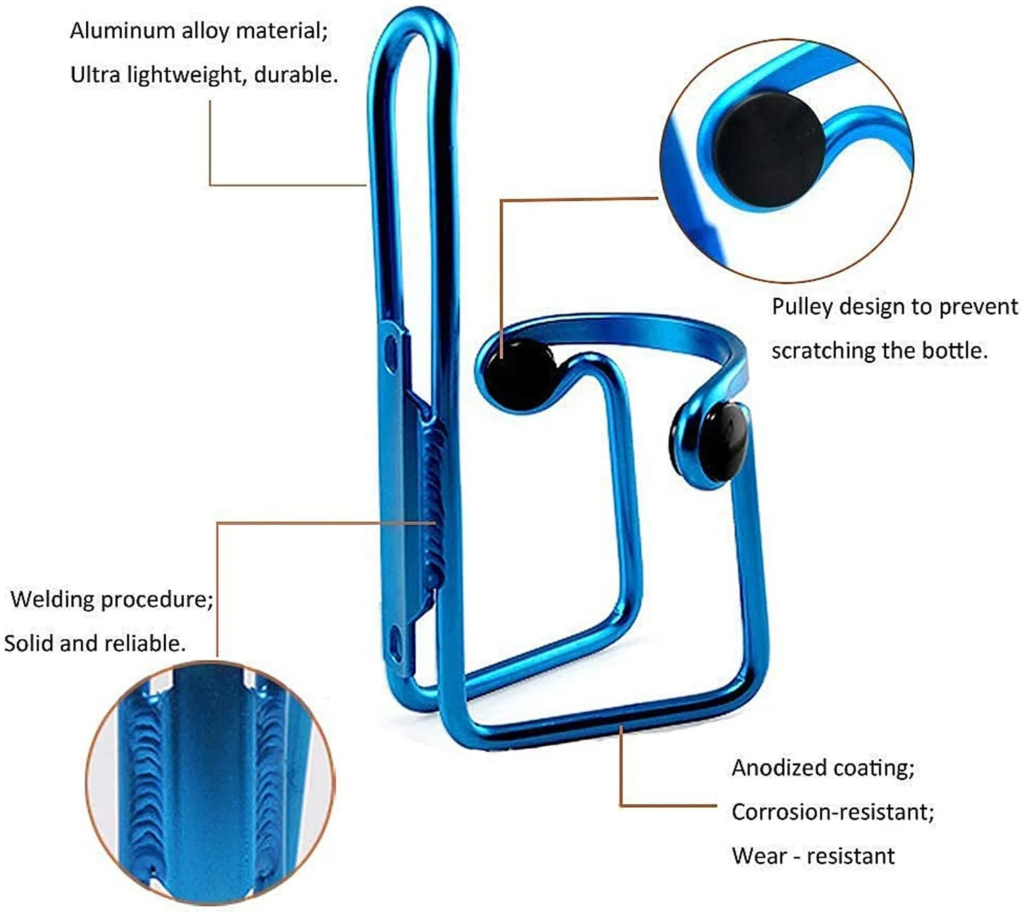  Hot Sales Bicycle Water Bottle Holder Aluminum Alloy Mountain Bike Bottles Cage Cycling Plastic