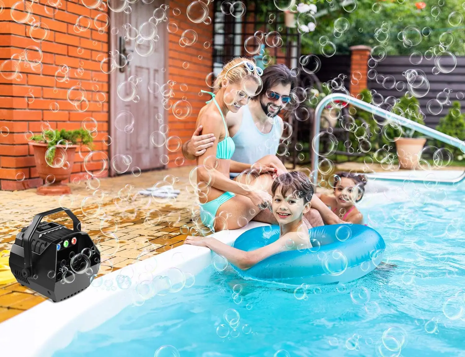 Factory Price Automatic Bubbles Maker For Wedding Party Bubble Maker Machine Manual Or Remote Control