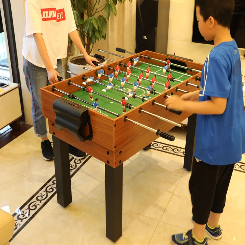 Factory Sale Kids Mini Wooden Toy Football Hockey Table Tennis 4 in 1 Functional Billiard Pool Snooker Tables