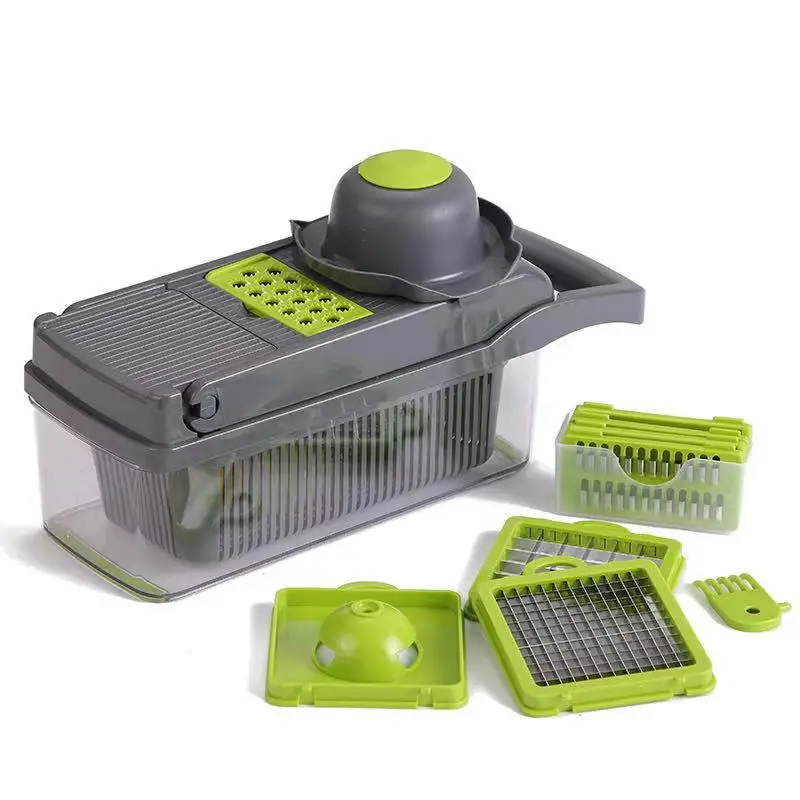 Hand Operated Vegetable Slicer Veggie Chopper, Food Chopper Onion Cutter Vegetable Slicer