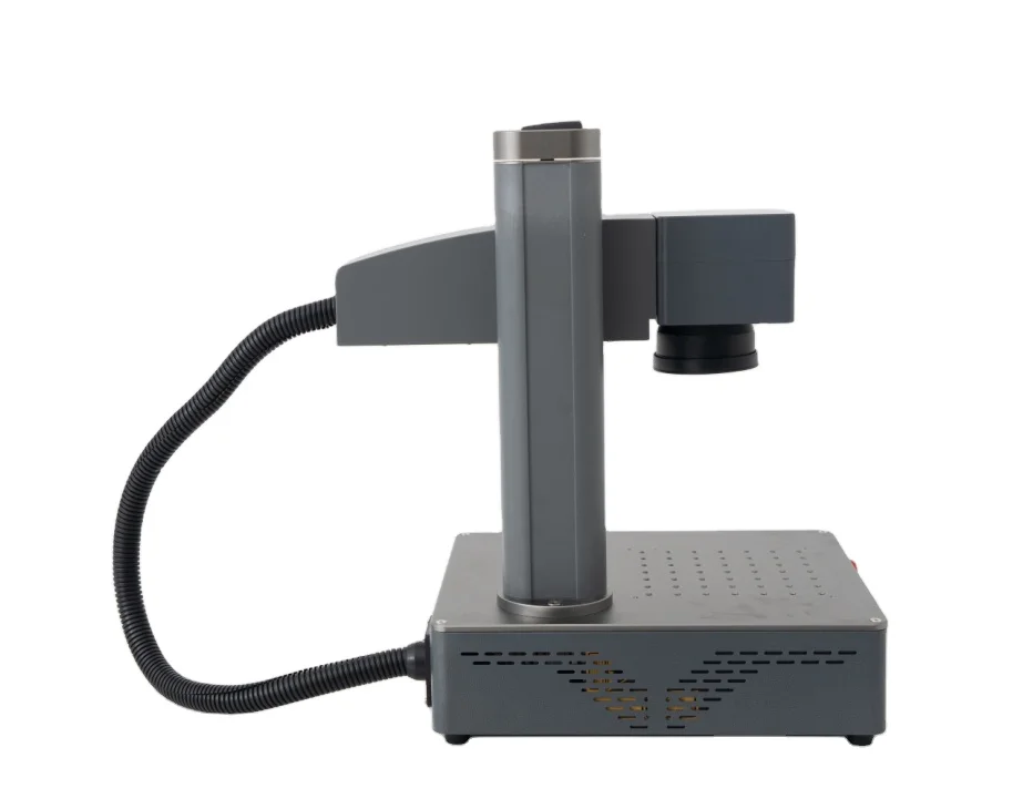 20W Portable laser fiber machine desktop laser marking machine laser engrave metal plastic acrylic stone