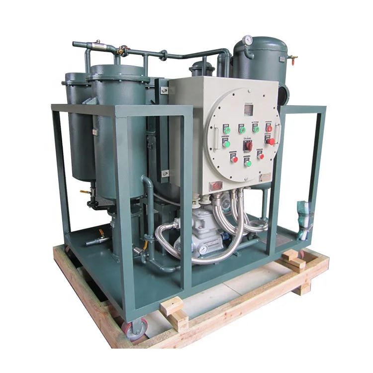 Vacuum turbine oil hydraulic oil cleaning equipment with demulsification filter
