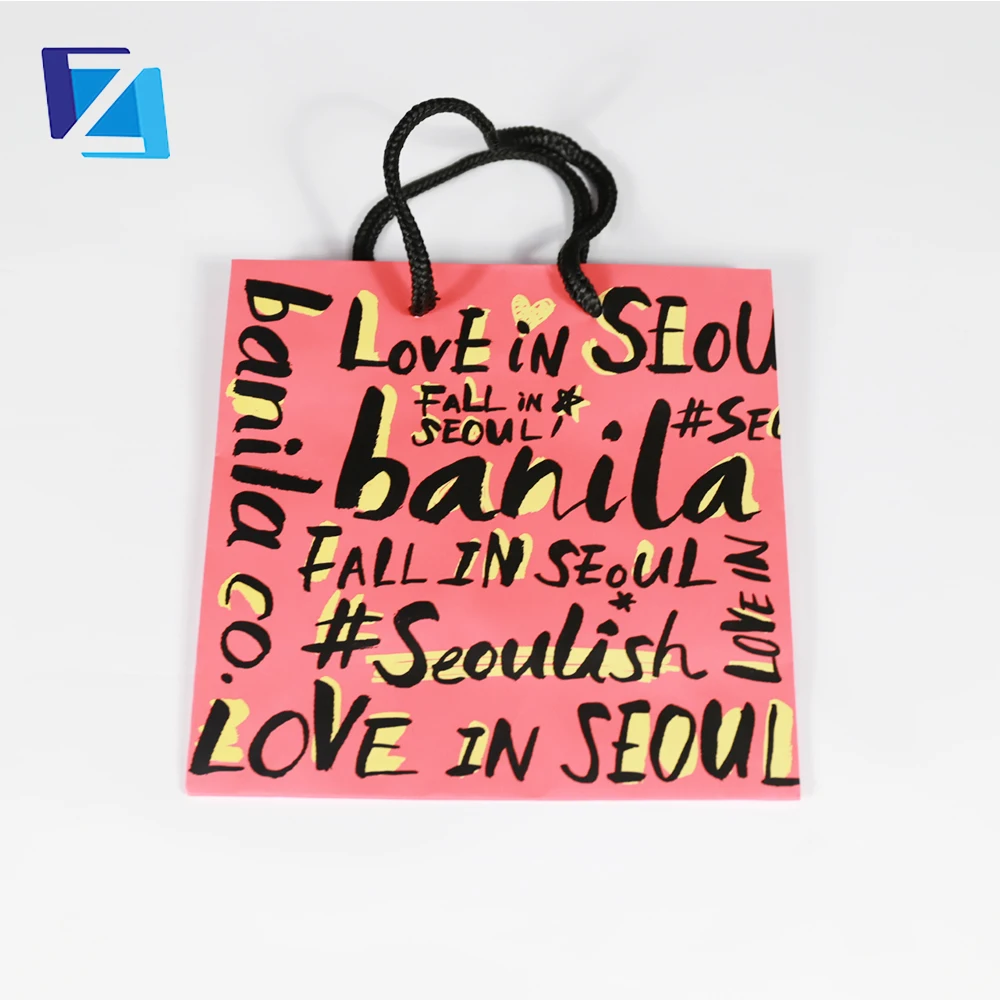 Paper Bag Low Price Nice Printing Custom Paper Bag For Cosmetics Food Gift