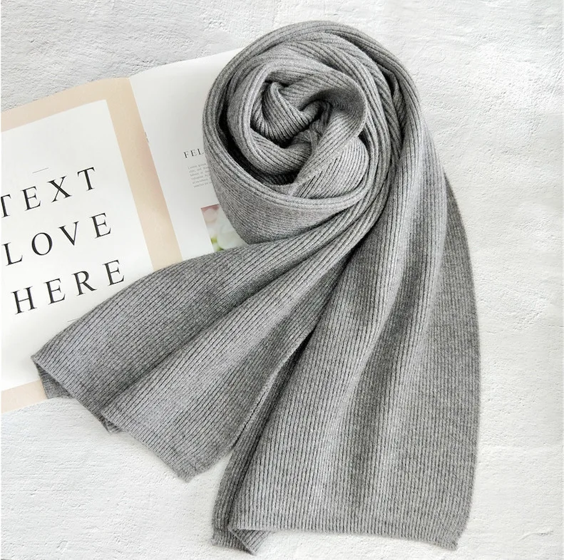 
Fashion Angora Unisex Scarf Thick knit Rabbit Hair scarf to keep warm custom Women and Men winter Blanket scarf 