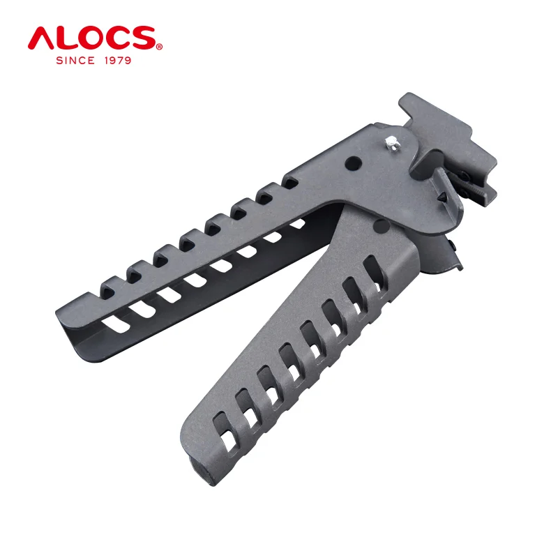 ALOCS CW-G03 Anti-Scraping Aluminum Alloy Clamp-On Camping Pot Lifter anti-scald Gripper Bowl Pan Holder For Outdoor Cooking