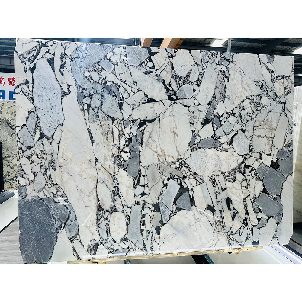 Chinese Blue with white Ocean Storm marble tile & slabs for floor and wall decoration or countertops