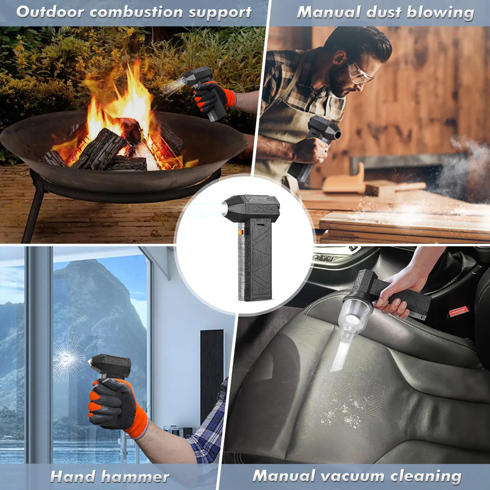 Super Jet Fan Blower 130000 RPM, Portable Mini Jet Blower Multi-Purpose Jet Blower Electric Turbo Fan Portable Mini Turbo Fan