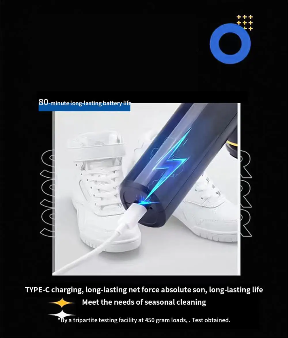 Portable Handheld Automatic Electric Shoe Brush Shine Polisher 2 Ways Power Supply