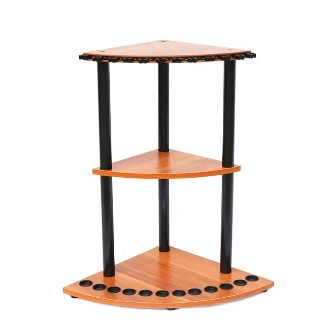 Деревянная витрина для удочек на углу на заказ, стойка для удочек 12 шт.