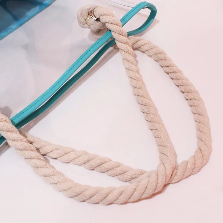 Beach Luxury Small Custom Clear Recycled Hand Tote Bags Customized Urban Design Imitation Designer Women for Kids Lady No Zipper