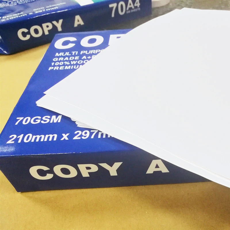 A4 копировальная бумага лучшего качества 80 gsm jumbo рулон офисной бумаги