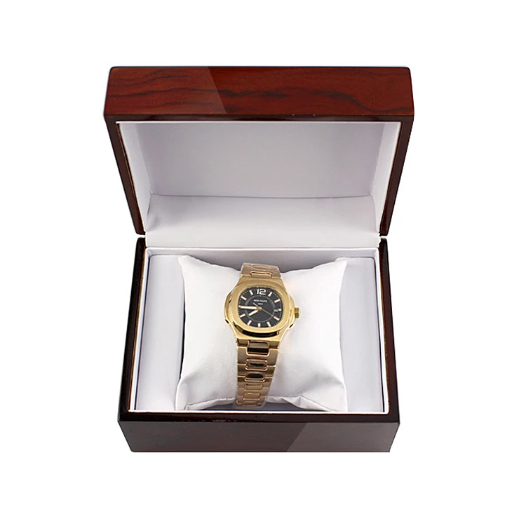 Wholesale  Custom Luxury Fashion High Quality Men Women Wooden  Folding Watch Gift Storage Box Watches Cases
